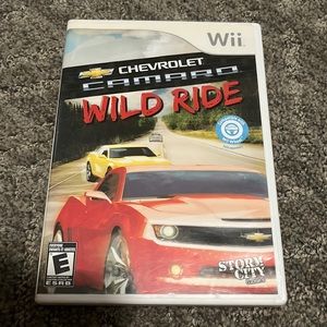 WII CHEVROLET CAMARO WILD RIDE GAME